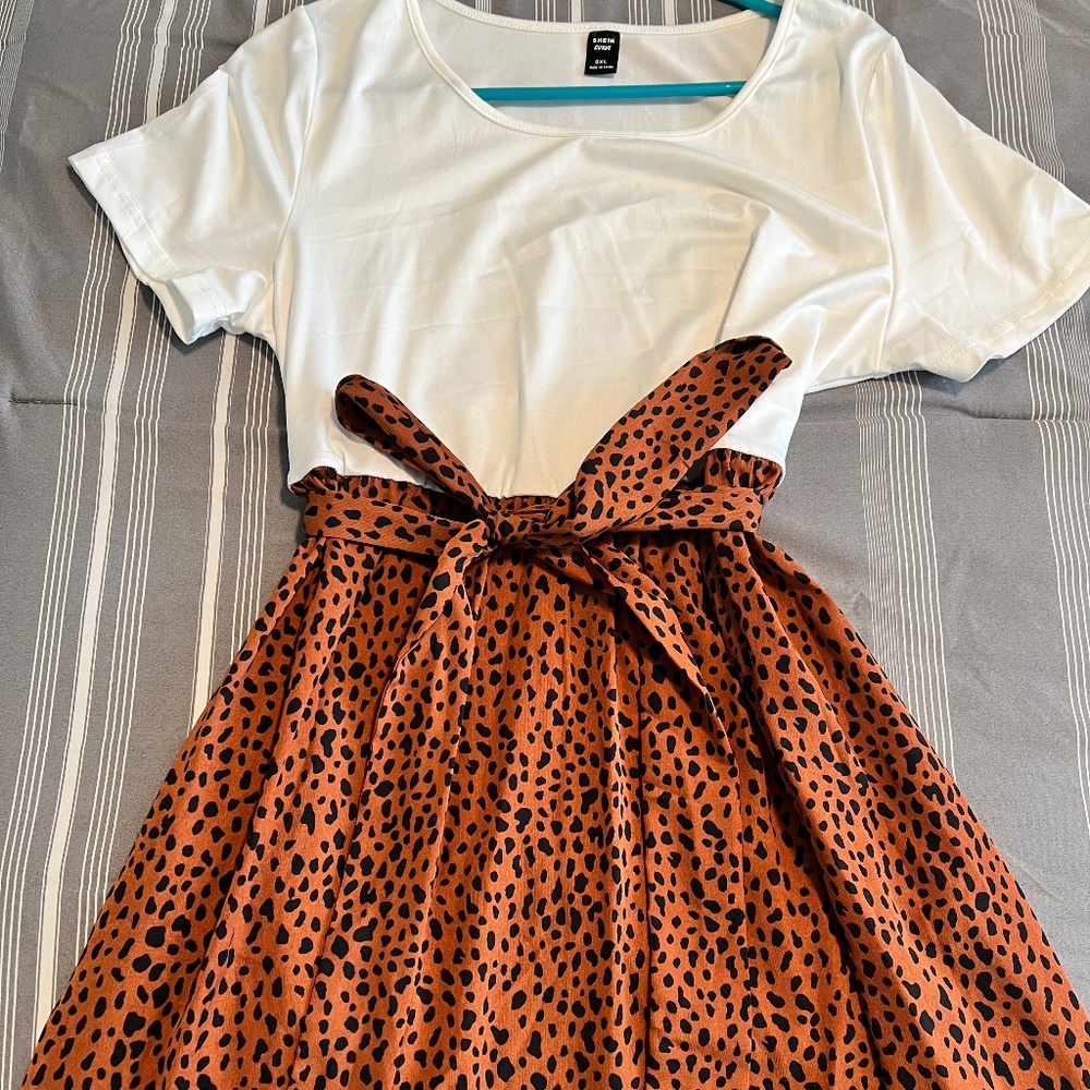 Shein Leopard Summer Dress